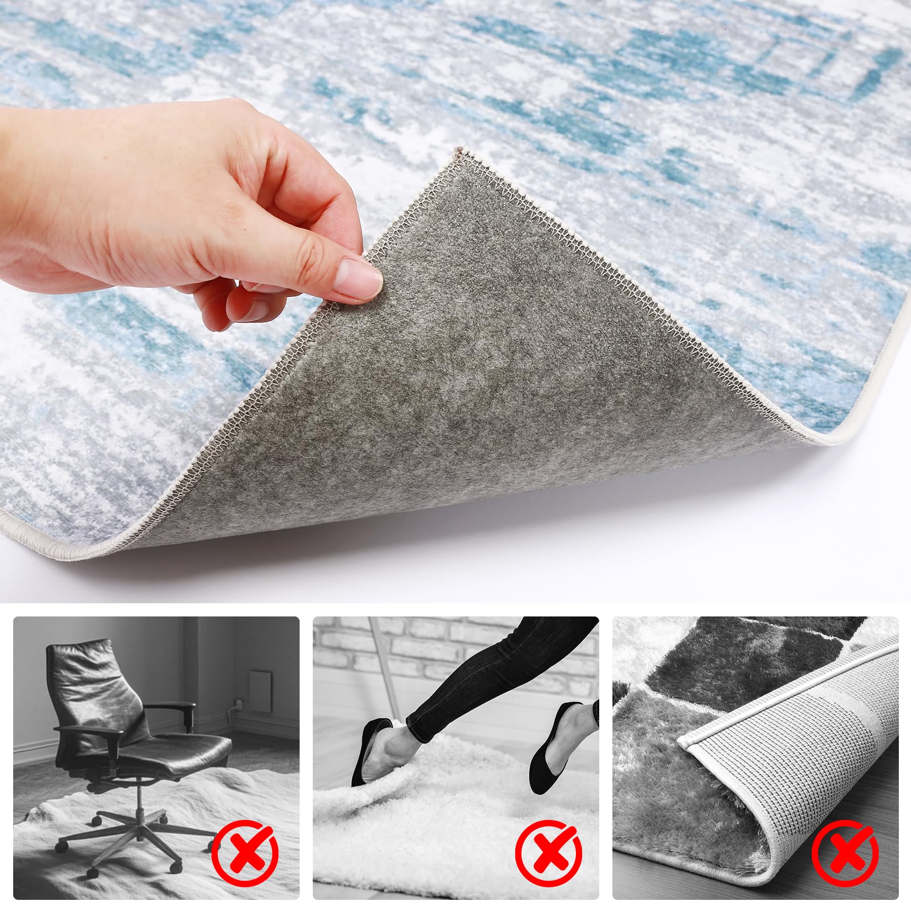 Premium Office Chair Mat for Hardwood & Tile Floors 48