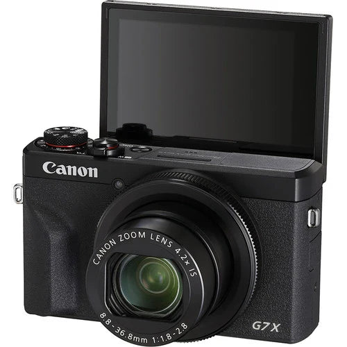 Canon PowerShot G7 X Mark III Digital Camera 4K Vlogging Camera with 1-inch Sensor & Tilt Touch Screen - Perfect for YouTube, Travel Photography and Content Creation