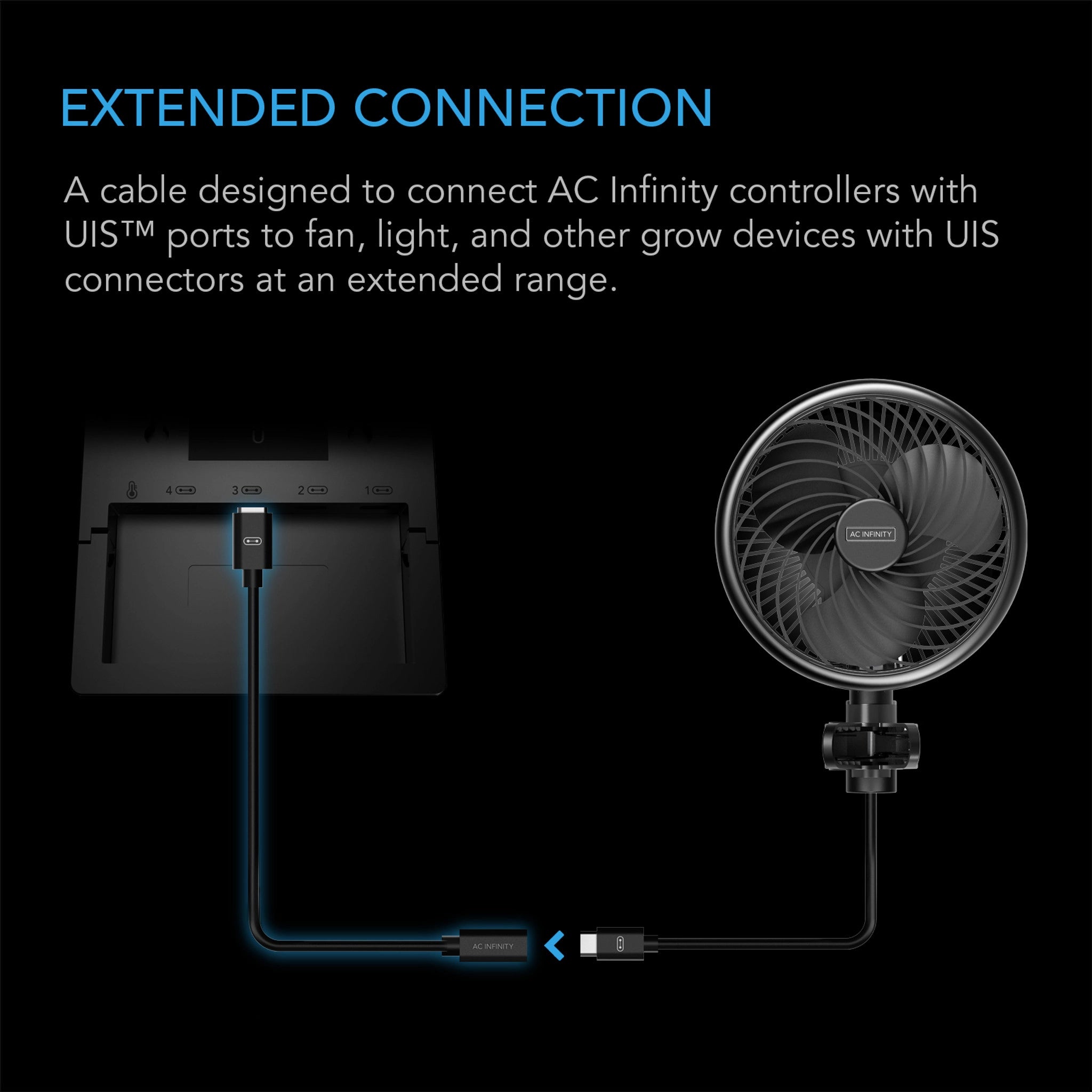 UIS to UIS Extension Cable - Female to Male - 10 ft (3.05 Meters) - Perfect for CCTV, Security Cameras & Surveillance Systems