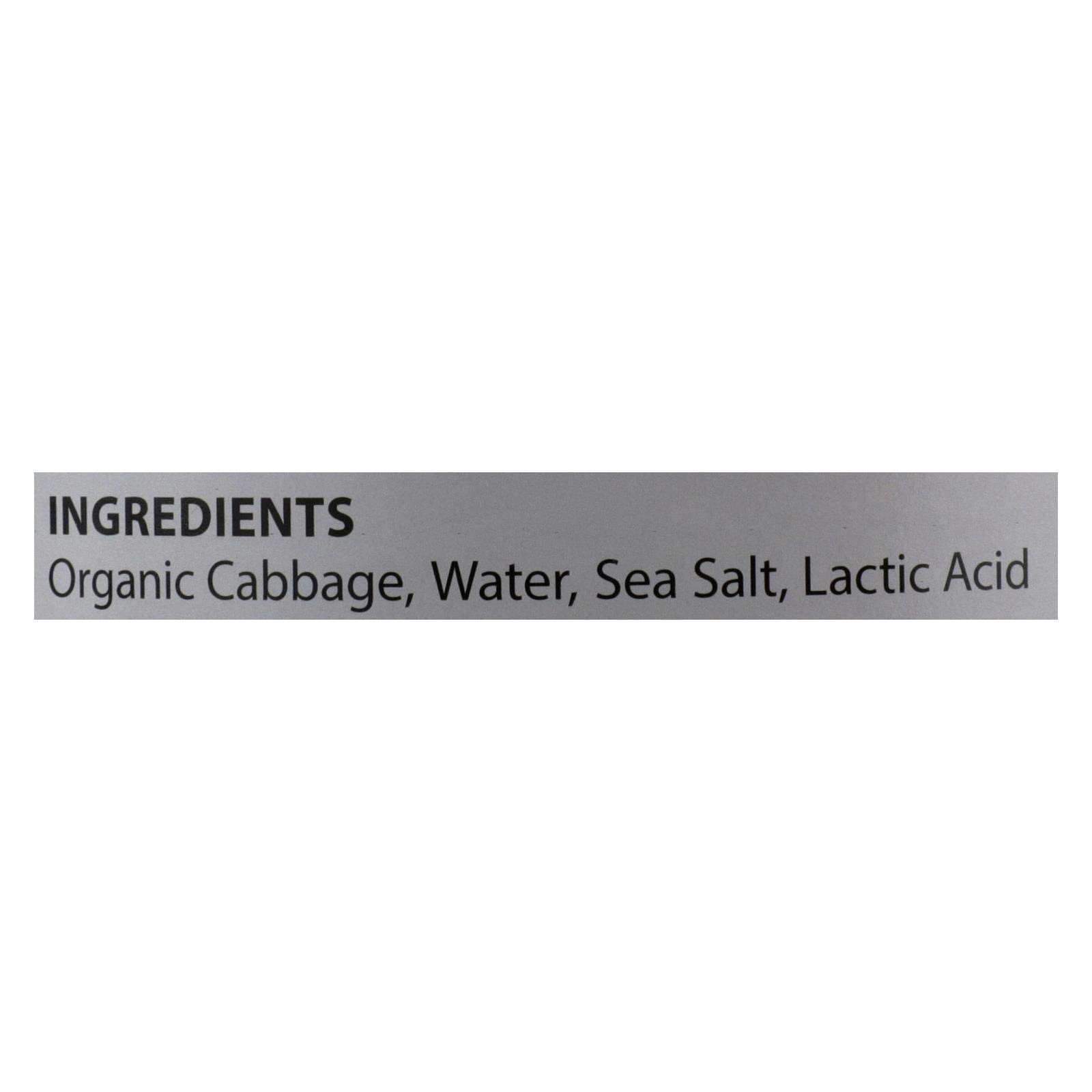 Organic Sauerkraut by Eden Foods - 12 Pack (32 Oz Each) | Fermented Cabbage for Gut Health, Vegan & Gluten-Free | Perfect for Sandwiches, Salads & Hot Dogs