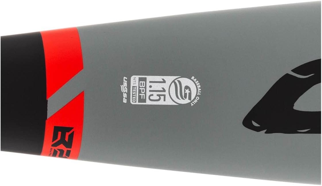 New COMBAT B2 Ultra 10 USSSA Baseball Bat - ATB Composite Gray/Black - Perfect for Youth Baseball Games & Training