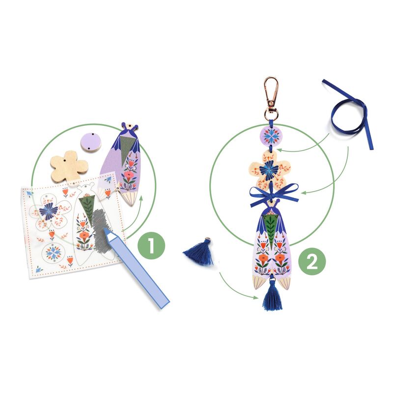 DIY Butterfly Bag Charms - Handmade Cute Butterfly Pendants for Purses, Backpacks & Keychains - Perfect for Girls Accessories, Gifts & Craft Projects