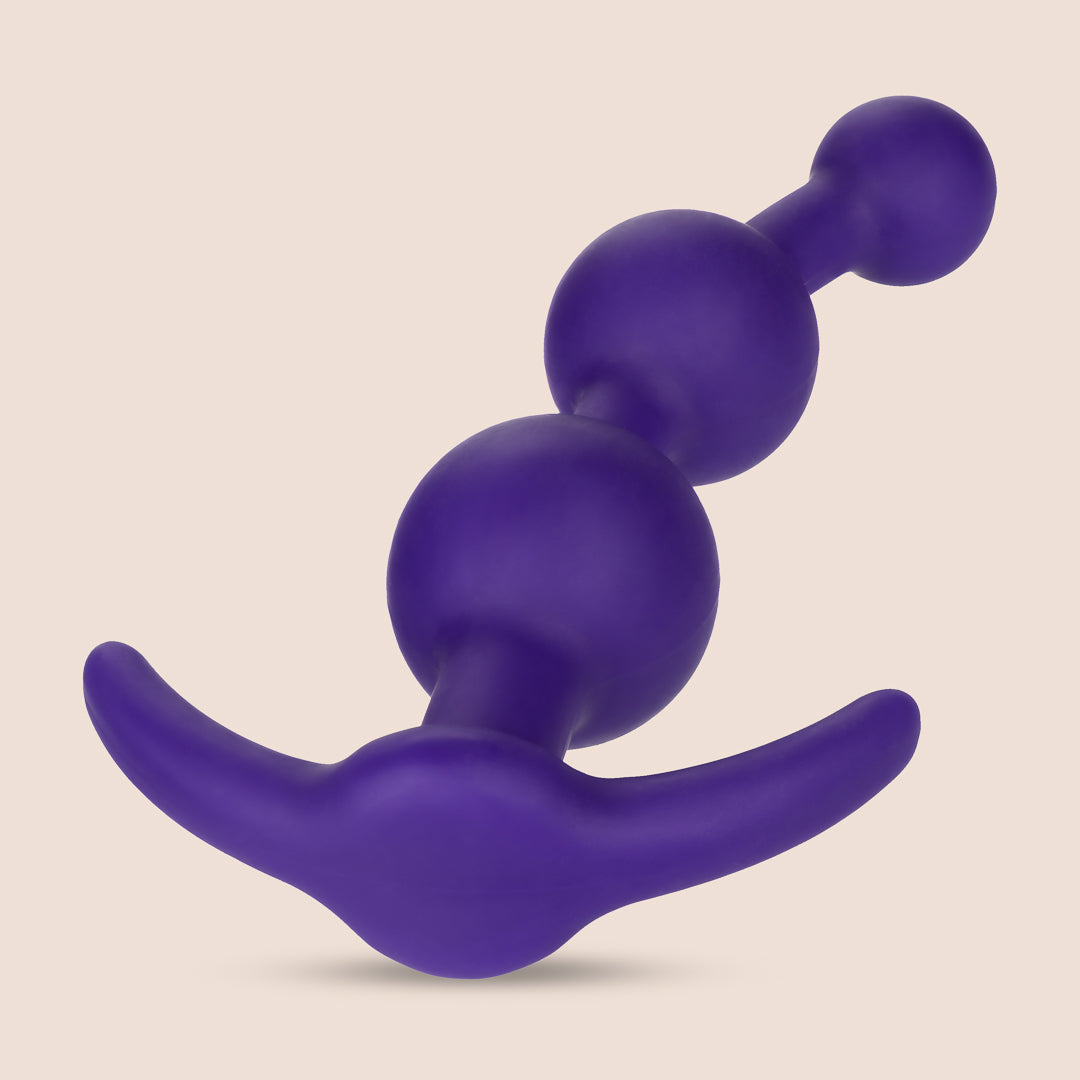 Booty Call Booty Beads - Tapered Silicone Anal Beads for Couples & Solo Play - Perfect for Sensual Massage, Foreplay & Intimate Exploration