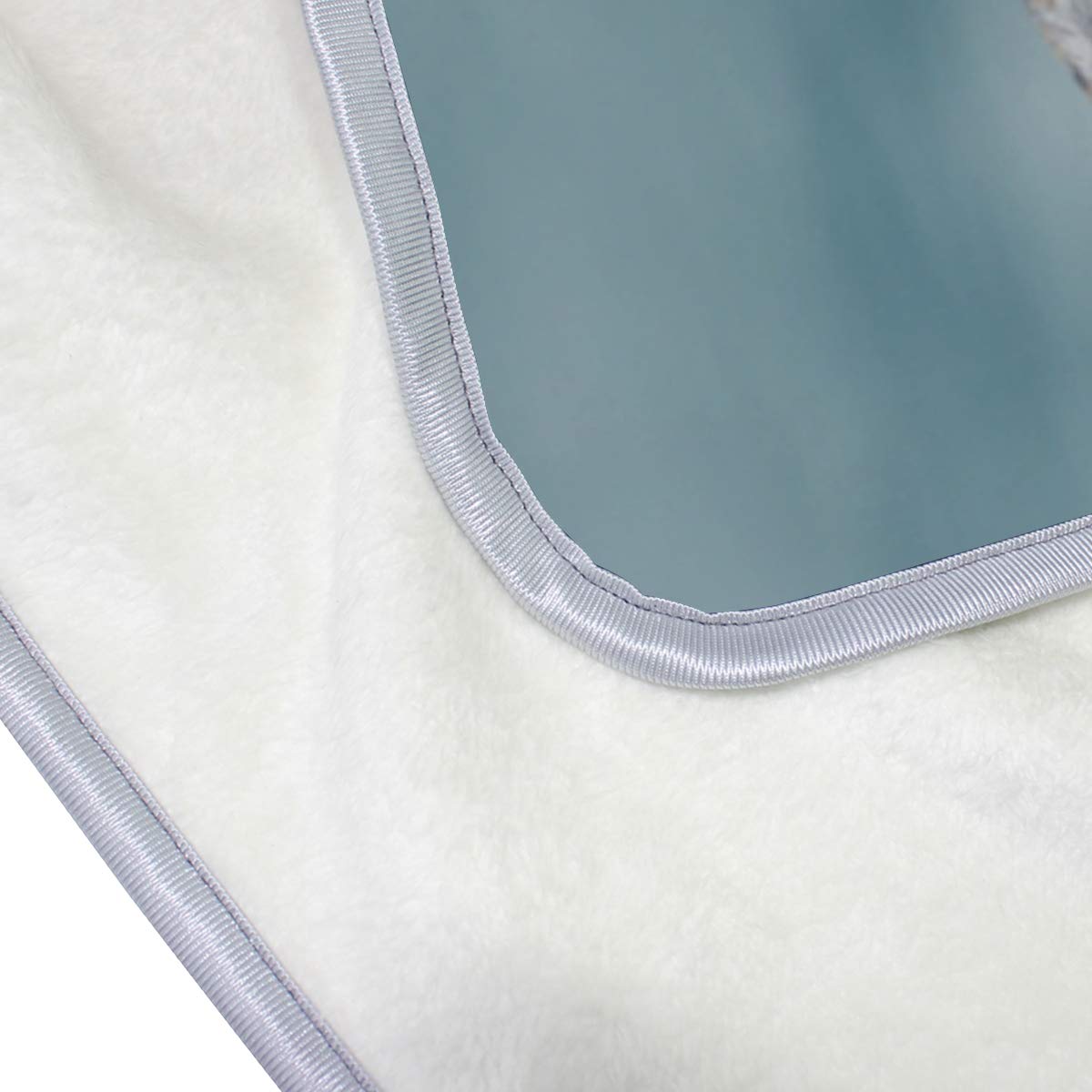 ALAZA Hi Otter Throw Blanket - Ultra Soft & Warm Flannel Blanket for Bed, Couch, Sofa - Lightweight Polyester Microfiber 50x60 Inches - Perfect for Cozy Nights, Movie Time & Home Decor