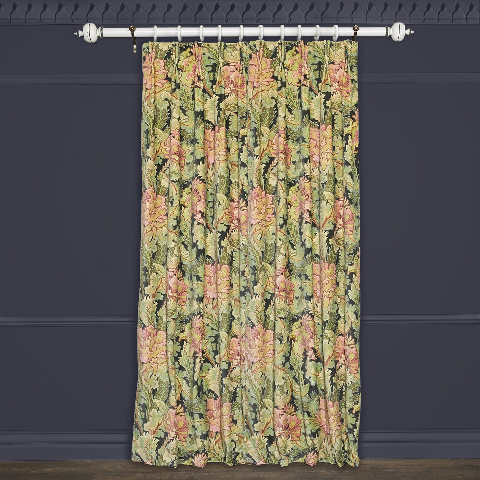 Luxury BATHSHEBA Velvet Curtains in Emerald Green - Blackout Drapes for Living Room & Bedroom - Soft Thermal Insulated Window Treatments for Home Decor