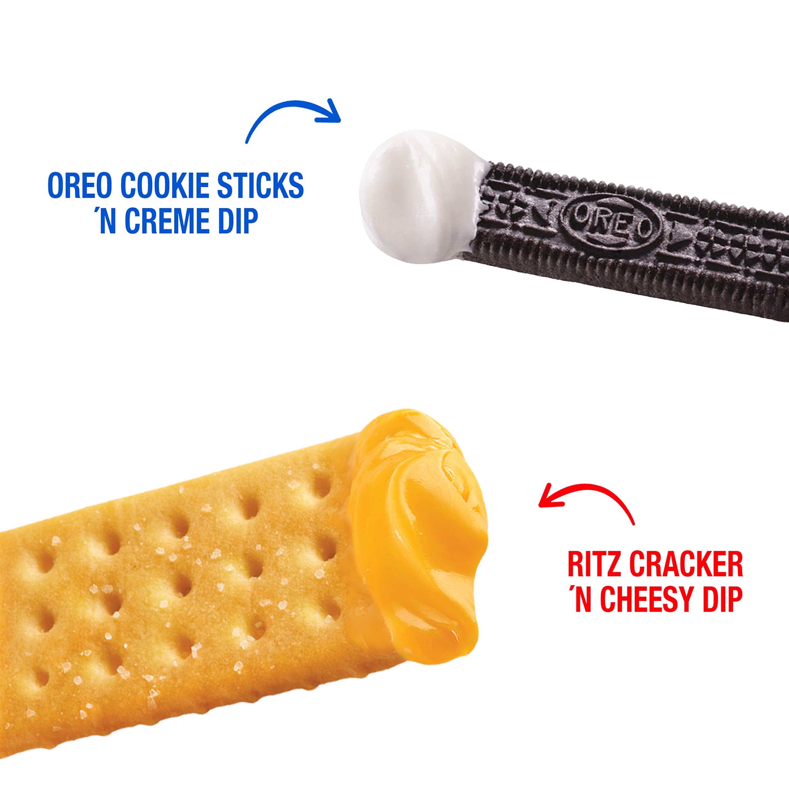 OREO & RITZ Variety Pack Snacks - 30 Individually Wrapped Packs (Assorted Flavors) | Perfect for School Lunches, Office Snacks & On-the-Go Treats