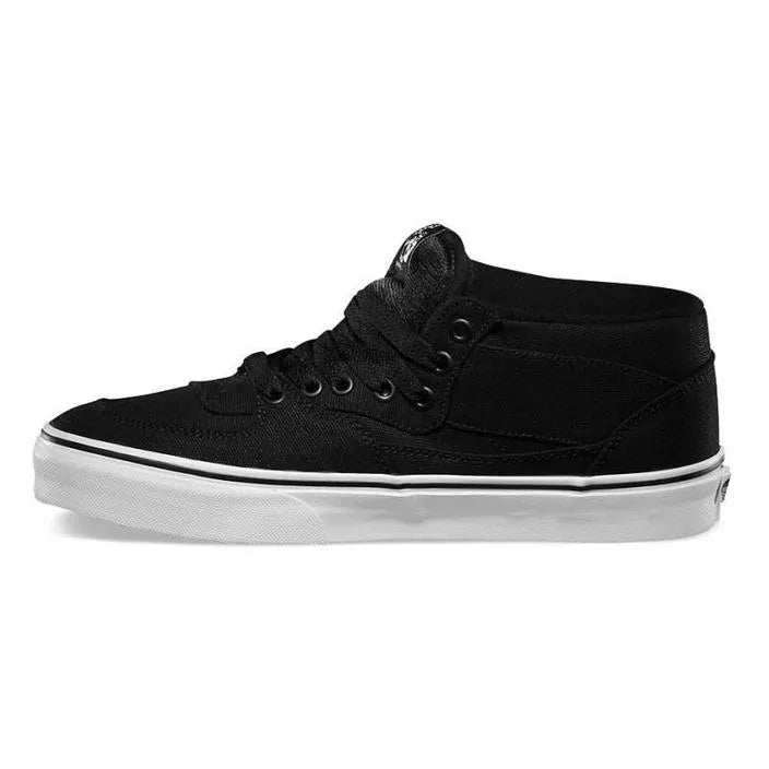 Vans Half Cab Canvas Skate Shoes for Men & Women - Black | Authentic Outlet Sale | Perfect for Skateboarding & Casual Wear