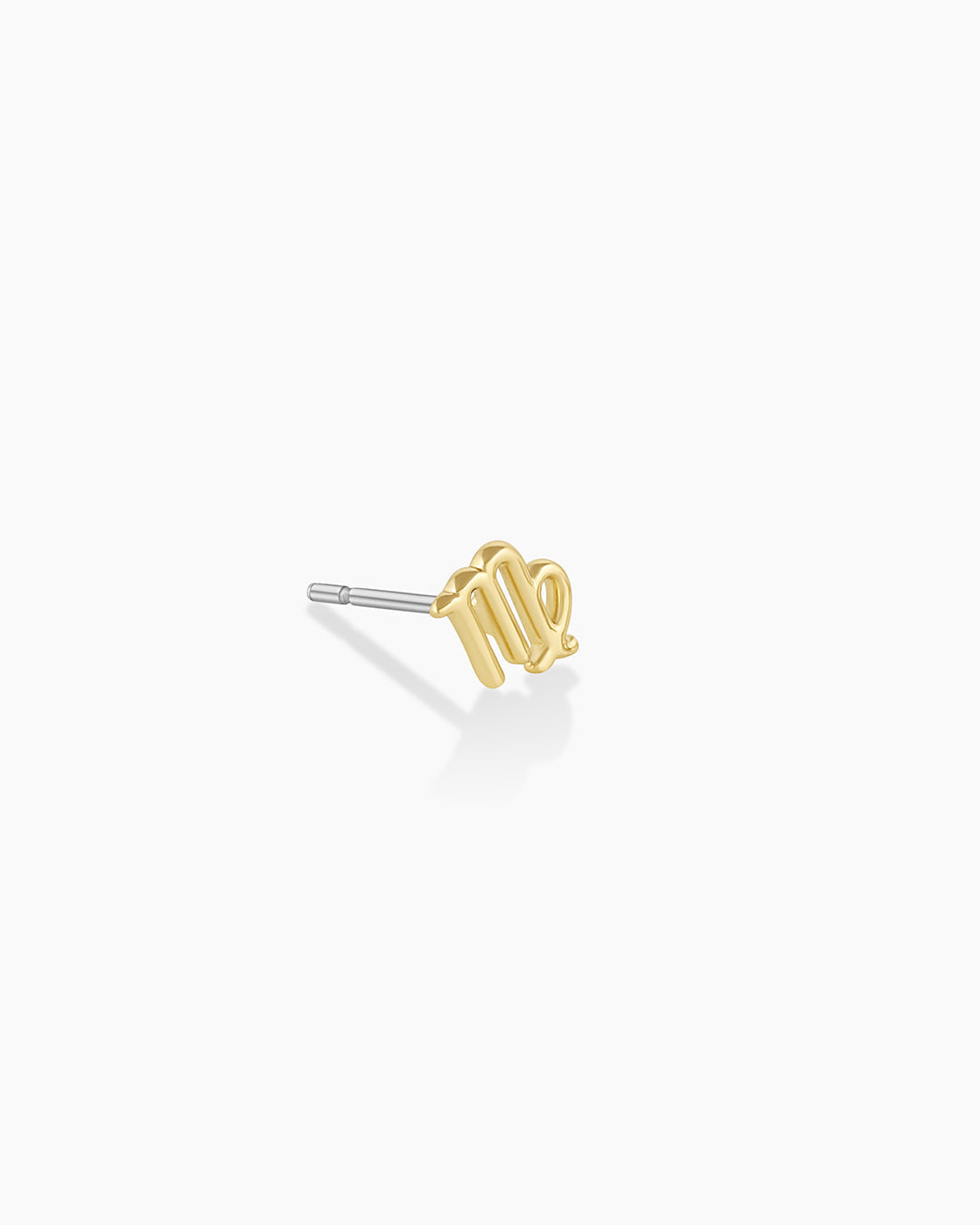 Zodiac Single Stud Earrings - Gold Plated Zodiac Sign Jewelry for Women - Perfect for Daily Wear, Gifts & Special Occasions