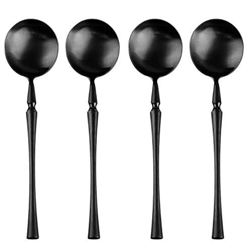4pcs round spoon
