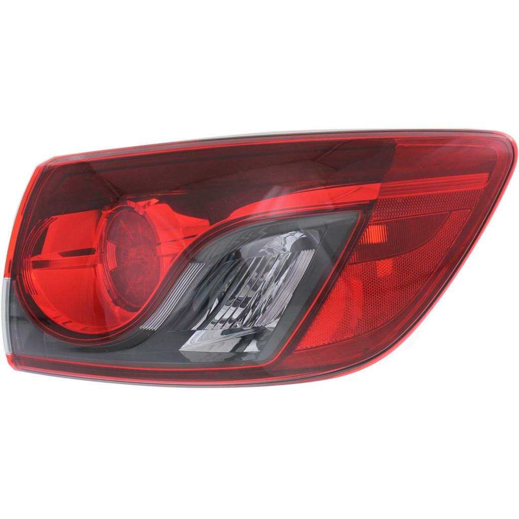 2013-2015 Mazda CX-9 Passenger Side Tail Light Assembly - CAPA Certified Replacement for MA2805112 | TK21-51-150A with Bulbs Included - Perfect for Night Driving & Enhanced Vehicle Safety