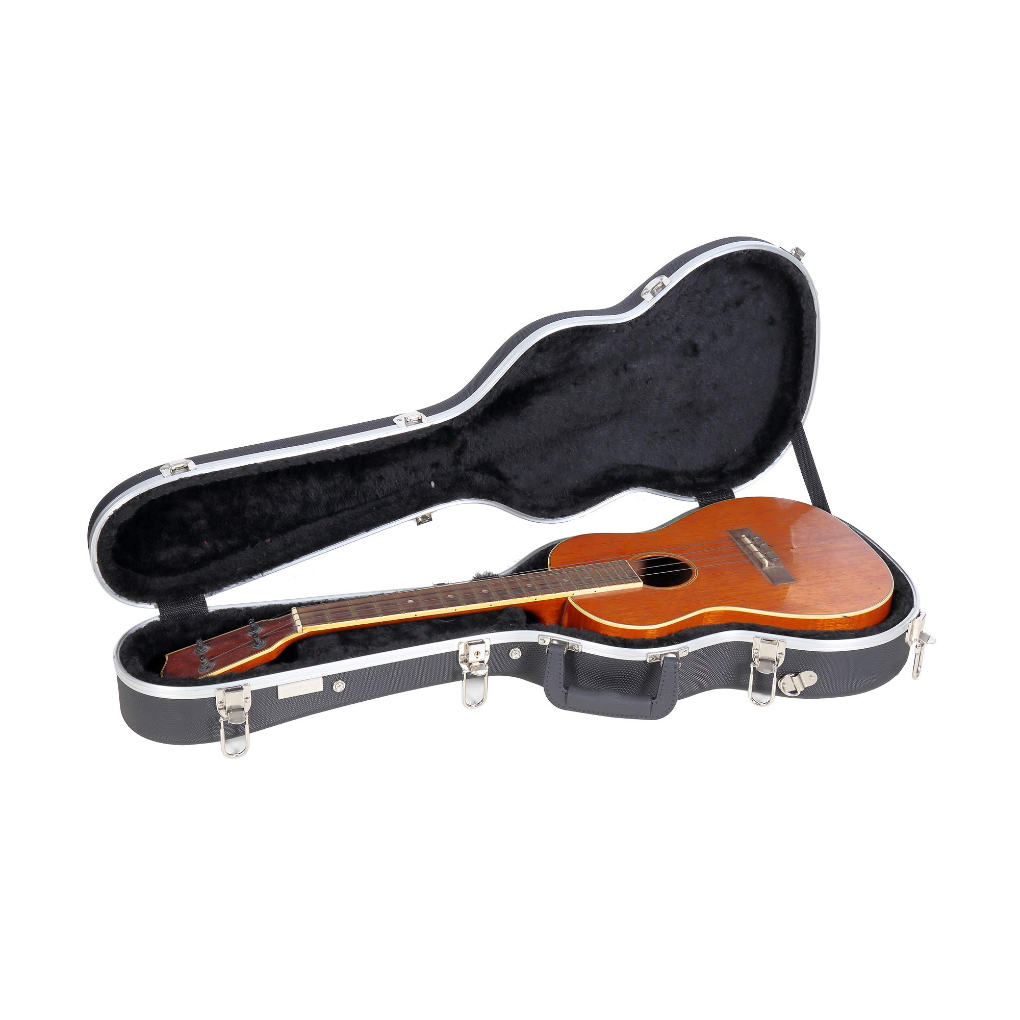 Premium Black Crossrock Baritone Ukulele Case with Adjustable Backpack Straps (CRA800BUBK) - Perfect for Travel, Gigging & Music Lessons