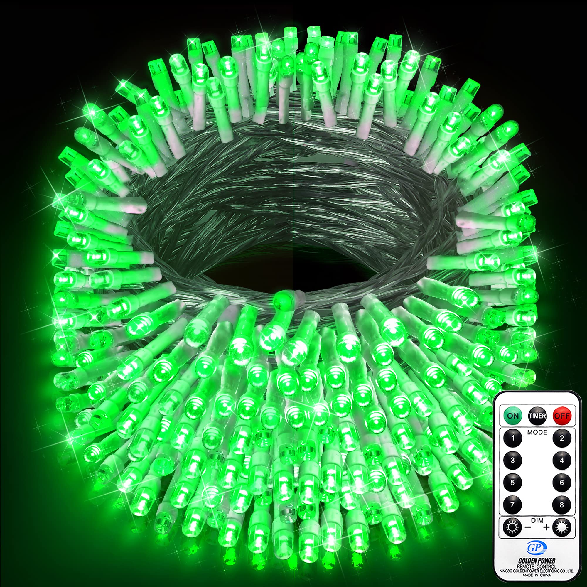 JXLEDAYY 1000 LED Christmas Lights - 403 FT Outdoor Waterproof String Lights with 8 Modes & Timer - Super Long Fairy Lights for Xmas Tree, Wedding, Holiday Party, Thanksgiving Decoration - Perfect for Indoor and Outdoor Festive Decorations