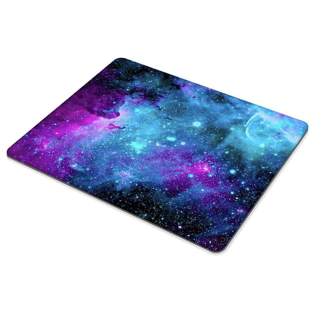 Galaxy Nebula Universe Space Mouse Pad - Custom Non-Slip Rubber Base Mousepad for Computer, Laptop, Office & Gaming Desk Accessories - Perfect for Work, Gaming & Home Office Setup