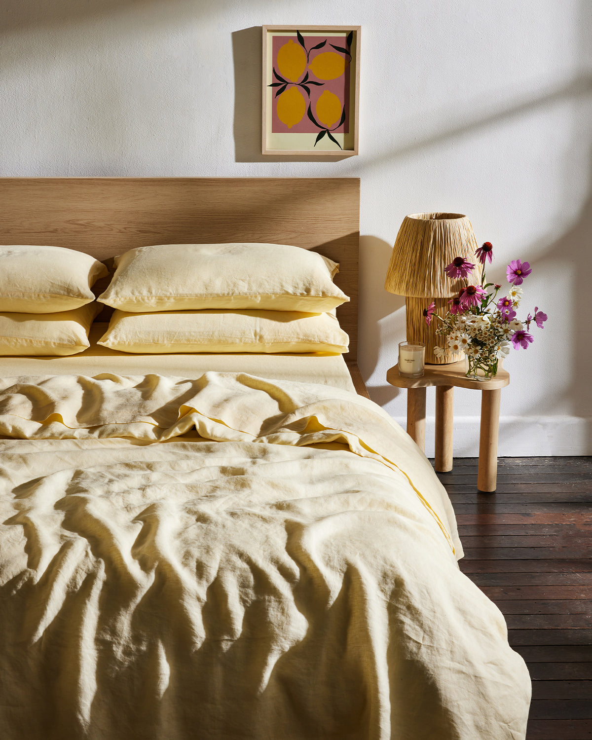 100% French Flax Linen Duvet Cover Set - Breathable & Hypoallergenic Bedding for All Seasons | Perfect for Master Bedroom, Guest Room & Vacation Homes