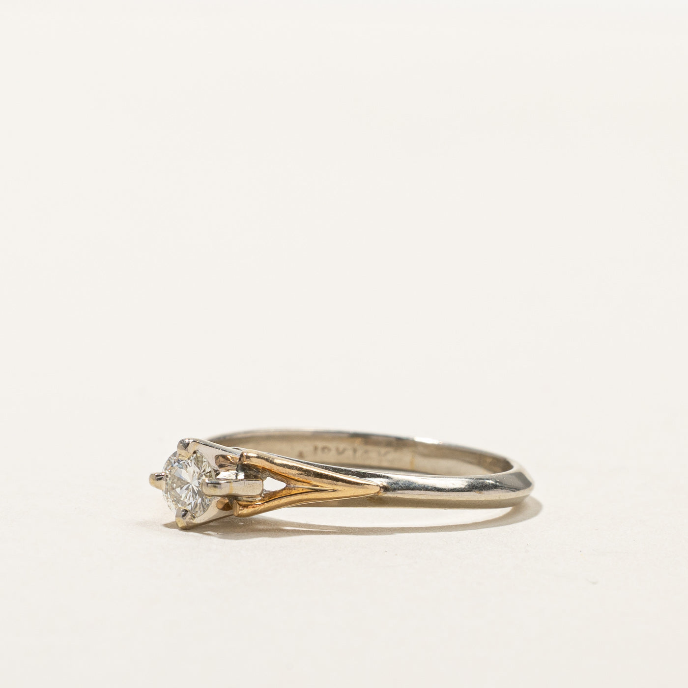 0.23ct High Set Diamond Engagement Ring - Size 8 | Elegant Wedding Band for Proposals, Anniversaries & Special Occasions