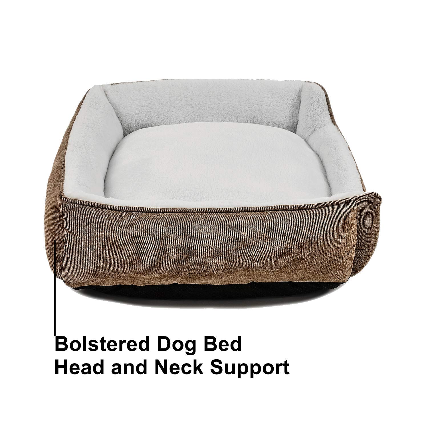 Washable Large Dog Bed - Comfortable & Durable Pet Sleeping Bed for Big Dogs - Perfect for Home, Crate, or Travel Use