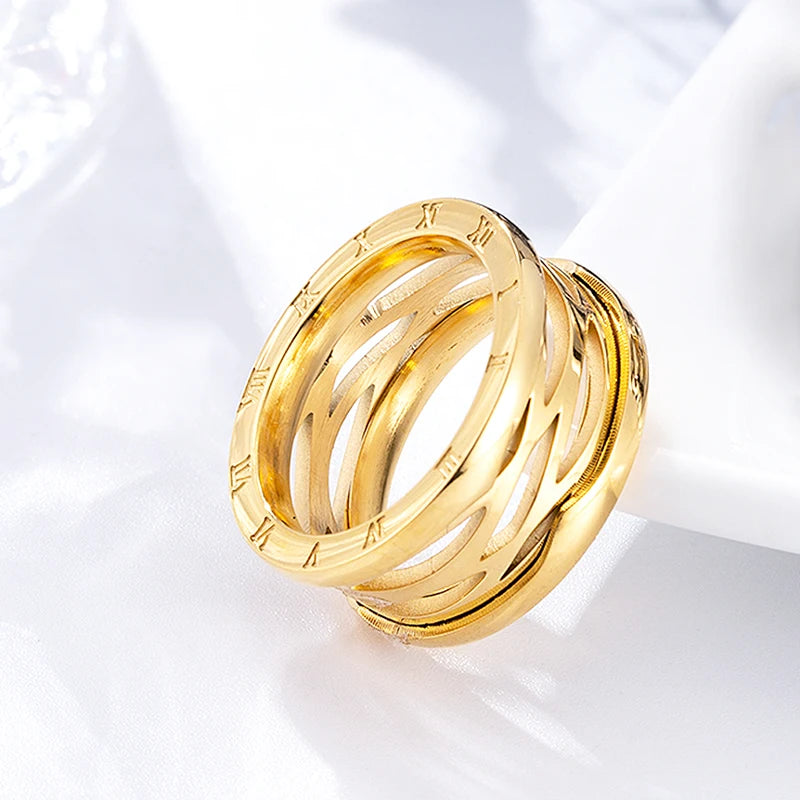 Domitilla Ring - Elegant Sterling Silver Stackable Ring for Women | Perfect for Everyday Wear, Gifts & Special Occasions