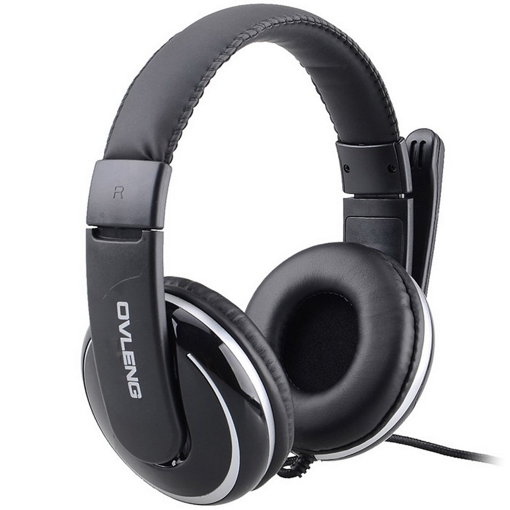 axGear 3.5mm Stereo HiFi Gaming Headset with Microphone - Noise Cancelling Over-Ear Headphones for PC, Computer, Laptop, Mobile Phone - Perfect for Gaming, Music, Online Classes & Work Calls