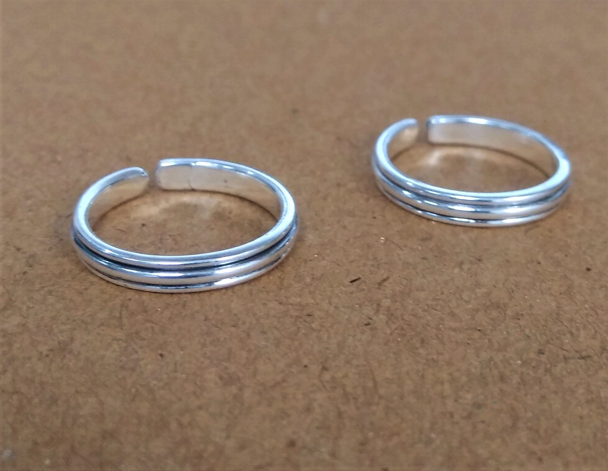 Silvertree 925 Sterling Silver Toe Rings for Women - Elegant Pure Silver Jewelry for Beach, Summer & Pedicure Days