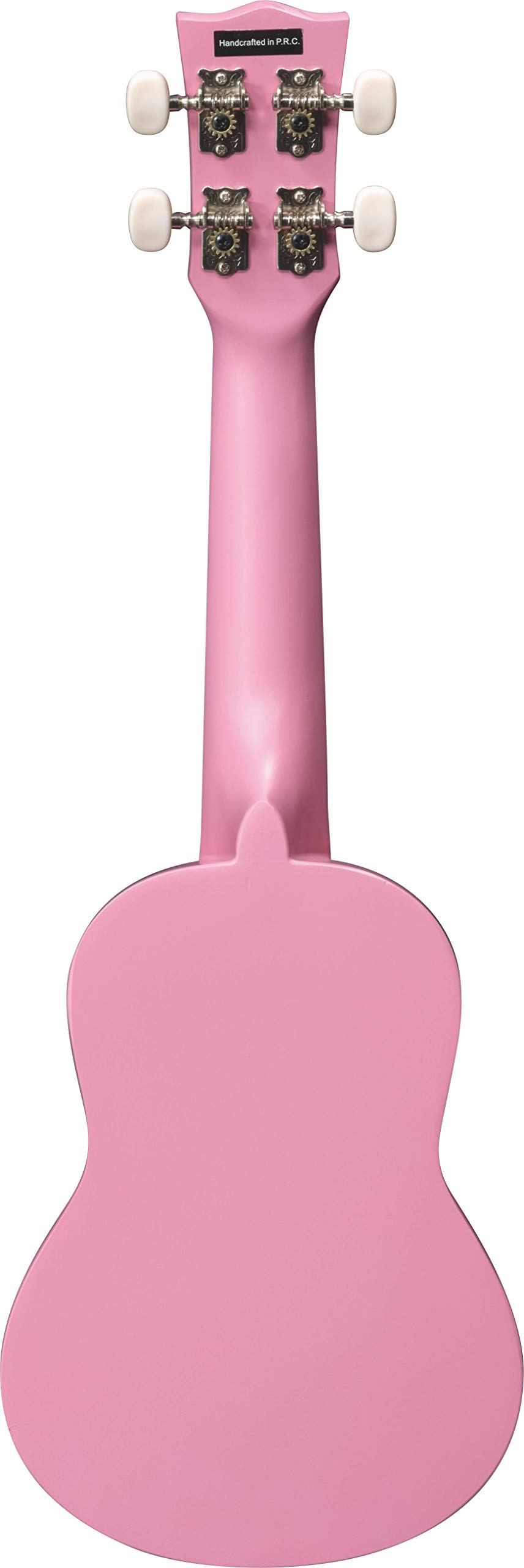 PRIMO 4-String Soprano Ukulele in Pink - Perfect for Beginners, Kids & Travel - Ideal for Beach Parties, Music Lessons & Gift Giving (Model 06201013)