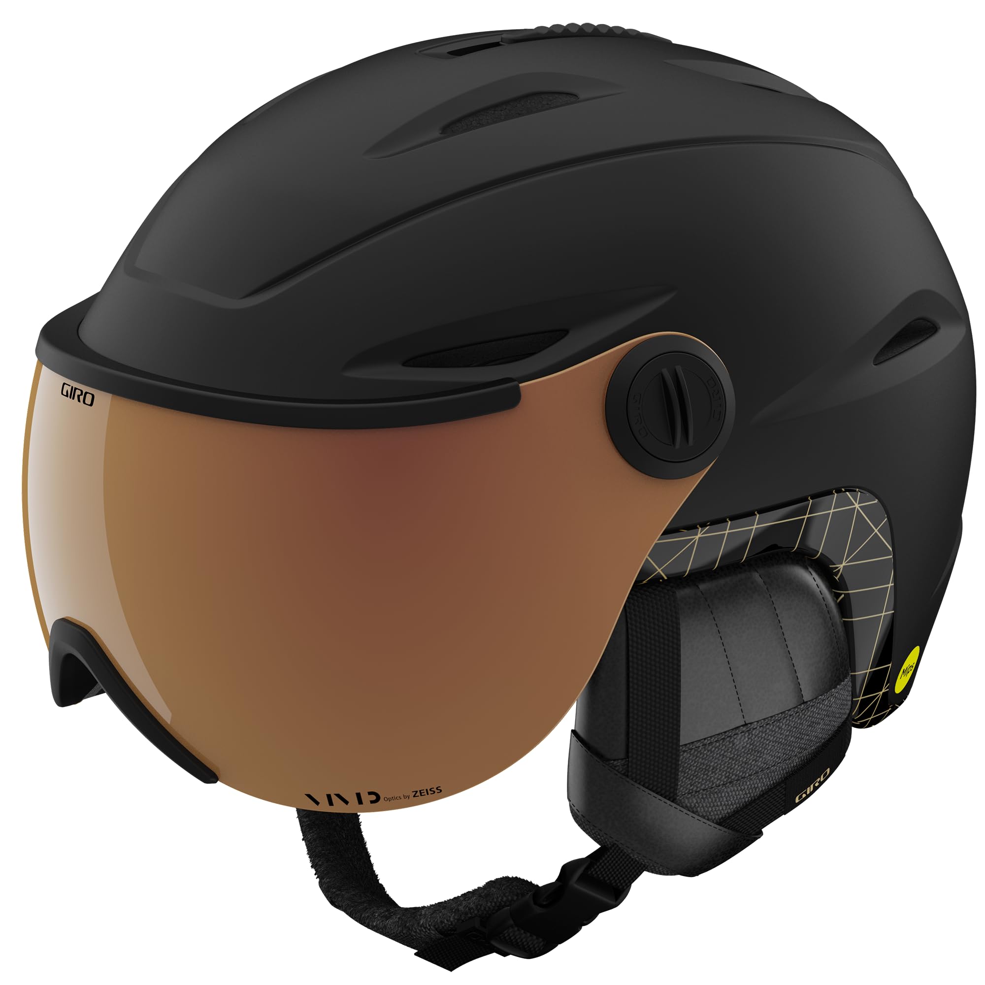 Giro Essence MIPS Ski Helmet for Women & Youth - Lightweight Snowboard Helmet with Vivid Goggle Shield | Cold Weather Protection for Skiing & Snowboarding Adventures