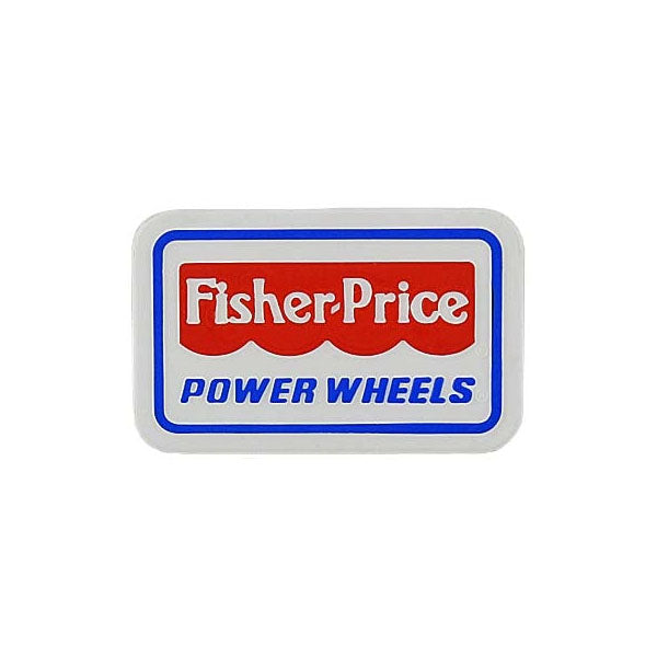 Power Wheels Emblem - Official Licensed Replacement Badge for Kids Ride-On Cars | Perfect for Customization, Repair & Restoration Projects | Ideal for Power Wheels, Peg Perego & Other Electric Toy Vehicles