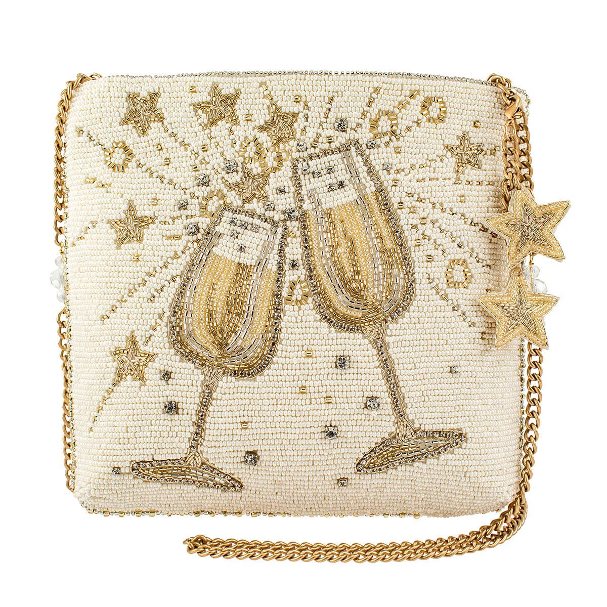 Mary Frances Toast Of The Town Designer Handbag for Women | Elegant Evening Clutch | Perfect for Parties, Weddings & Special Occasions