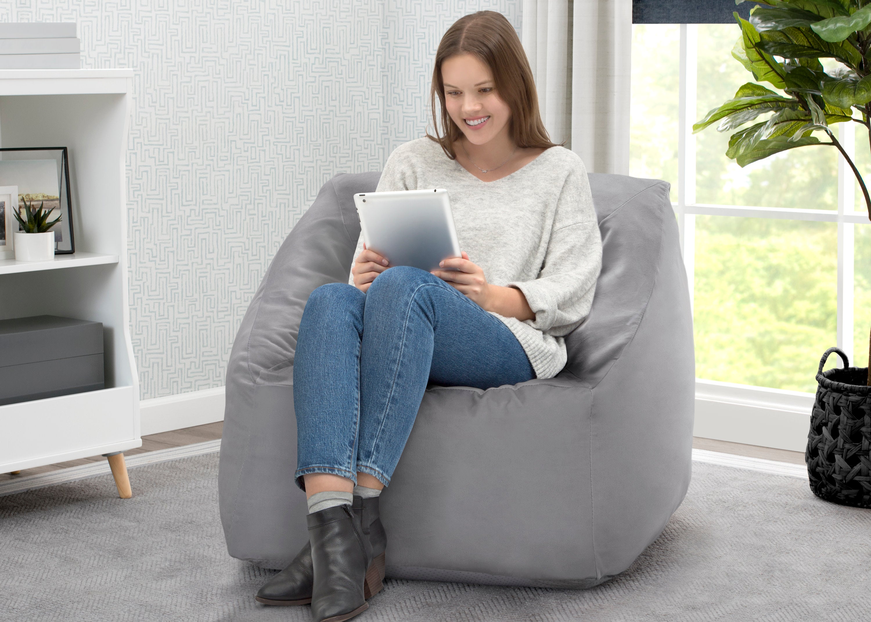 Cozy Cube Chair for Adults - Extra Large Comfortable Seating for Living Room, Bedroom, or Office - Perfect for Relaxing and Lounging