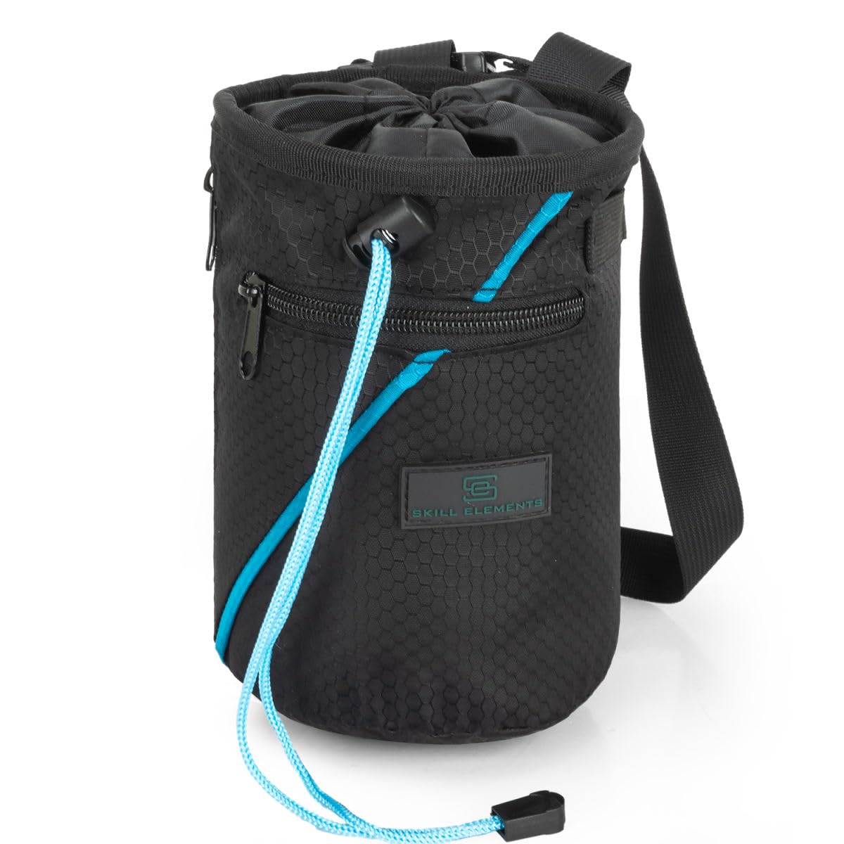 Premium Chalk Bag for Rock Climbing & Bouldering - Durable Chalk Bucket with 2 Large Zippered Pockets | Perfect for Indoor Climbing Gyms & Outdoor Adventures