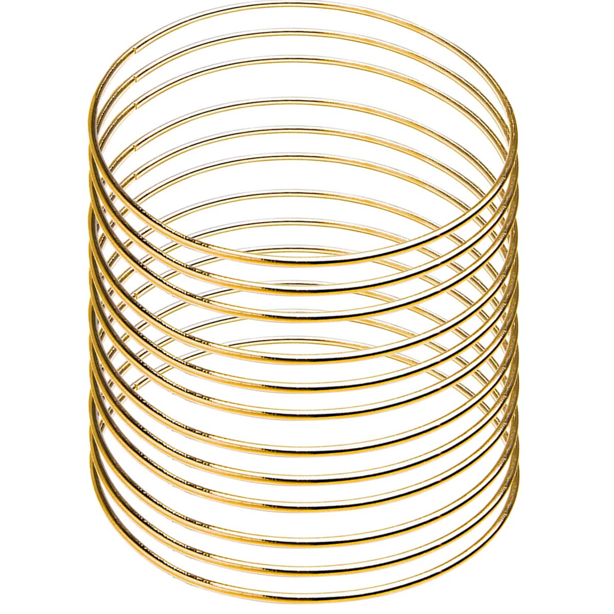 10pcs 6 Inch Gold Metal Floral Hoop Rings for DIY Dream Catchers, Wedding Wreaths, Macrame Wall Hangings - Perfect for Boho Home Decor and Handmade Craft Projects