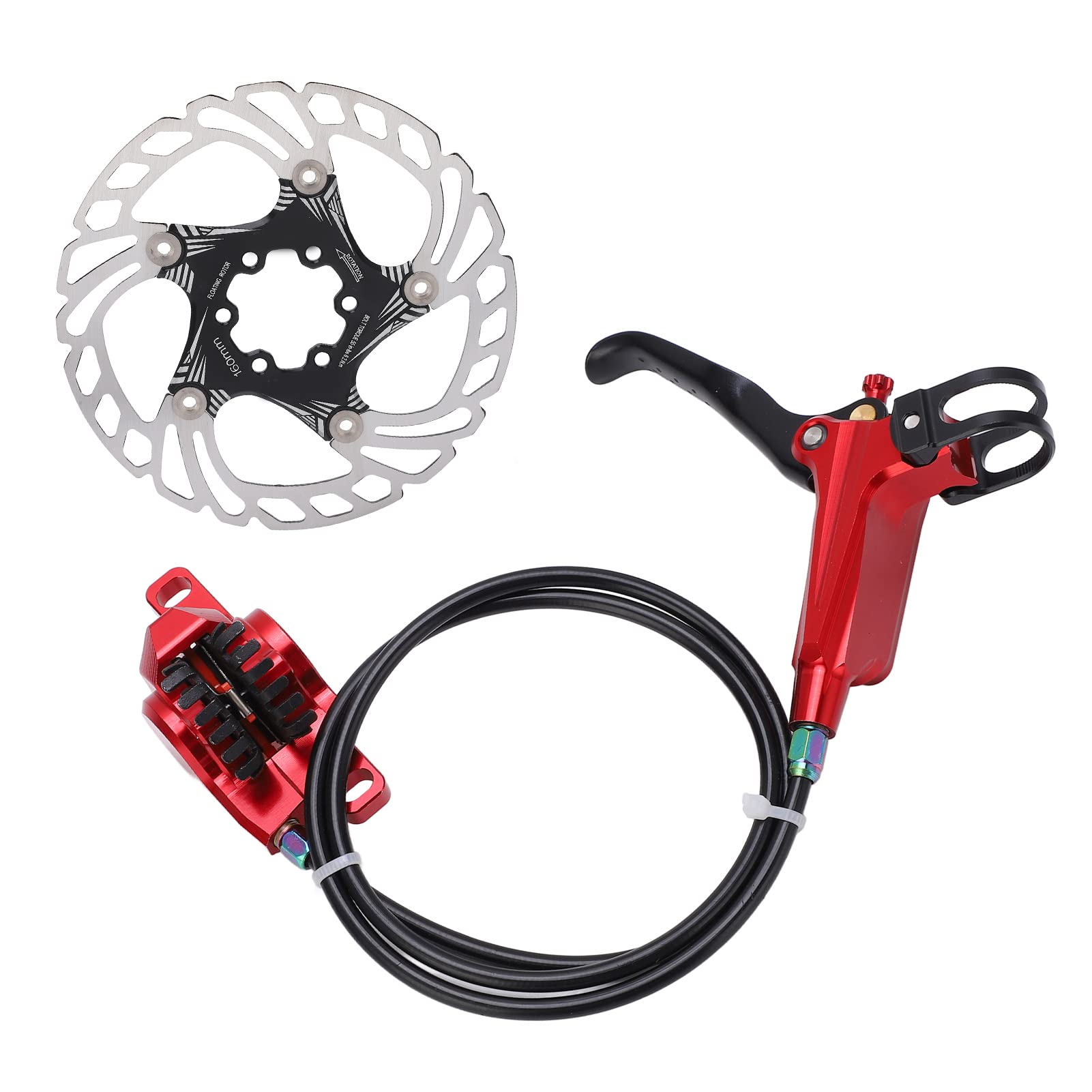 VGEBY Bike Disc Brake Kit - Aluminum Alloy Hydraulic Disc Brakes with Superior Heat Dissipation for Road & Mountain Bikes | Perfect for Commuting, Trail Riding & Performance Cycling
