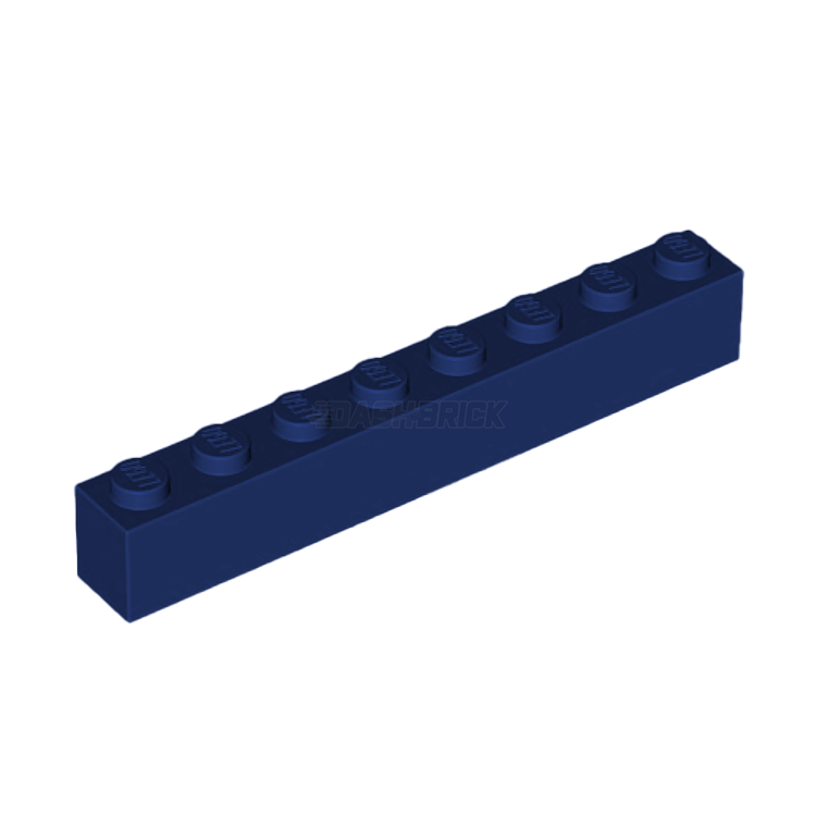LEGO Dark Blue 1x8 Brick (3008) - Bulk Building Blocks for LEGO Sets, DIY Projects & Creative Play - Perfect for Kids, Collectors & Makers