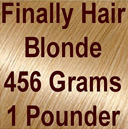 Finally Hair Fiber Refill - 1 LB (456g) Light Blonde Hair Loss Concealer for Thinning Hair | Natural-Looking Coverage for Men & Women | Perfect for Daily Use, Work, and Special Occasions