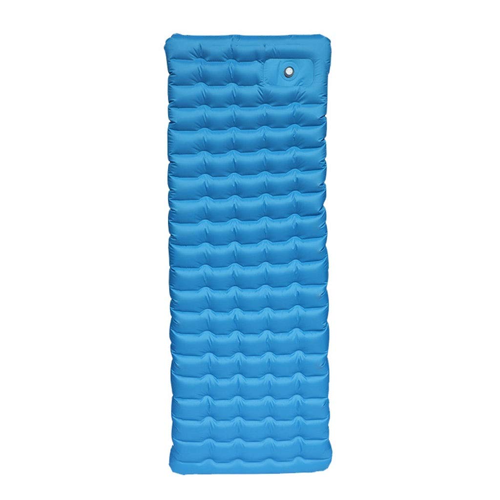 **Jx Camping Mat - Moisture-Proof, Lightweight & Portable Inflatable Air Cushion with Foot Pump - Single Sleeping Pad for Camping, Hiking, Beach, Picnics & Outdoor Adventures**