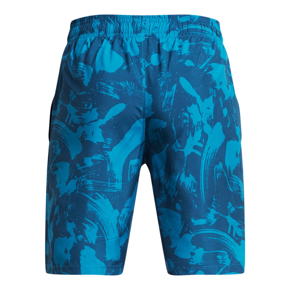 Boys' Under Armour Youth Woven Printed Athletic Shorts - Lightweight Breathable Workout & Basketball Shorts for Kids - Perfect for Sports, Gym, and Casual Wear