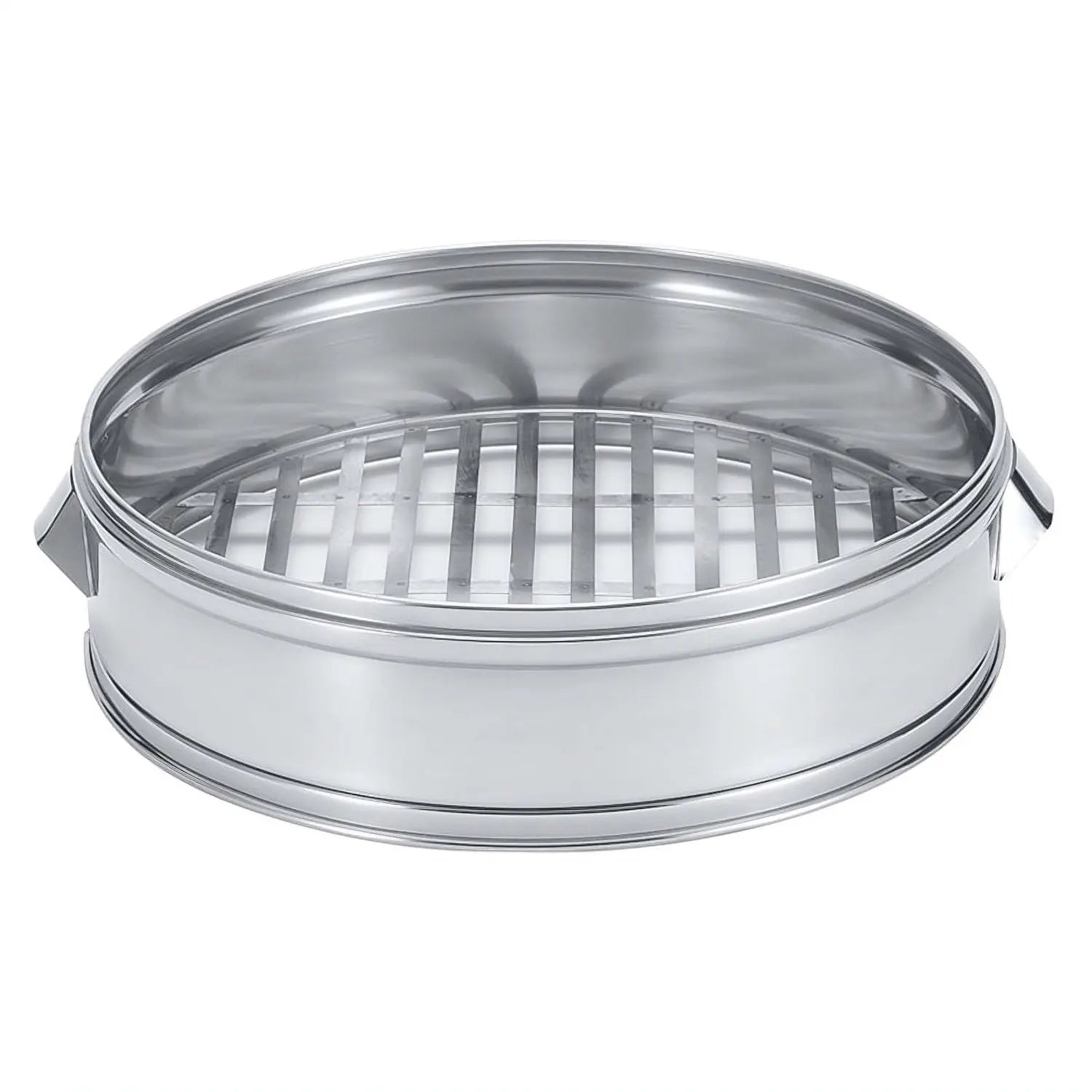Premium EBM Stainless Steel Seiro Steamer Basket for Dumplings, Vegetables & Seafood - Perfect for Asian Cooking, Healthy Meal Prep & Kitchen Essentials