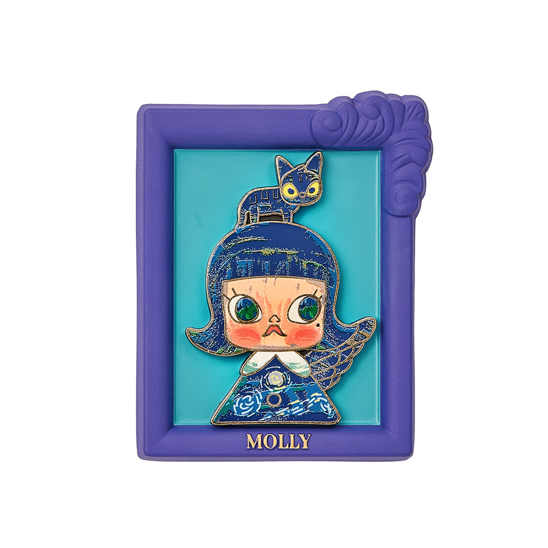 POP MART Molly Anniversary Statues - Vintage Style 2-Piece Fridge Magnet Blind Box Collection | Perfect for Home Decor, Office Accessories & Gift Giving