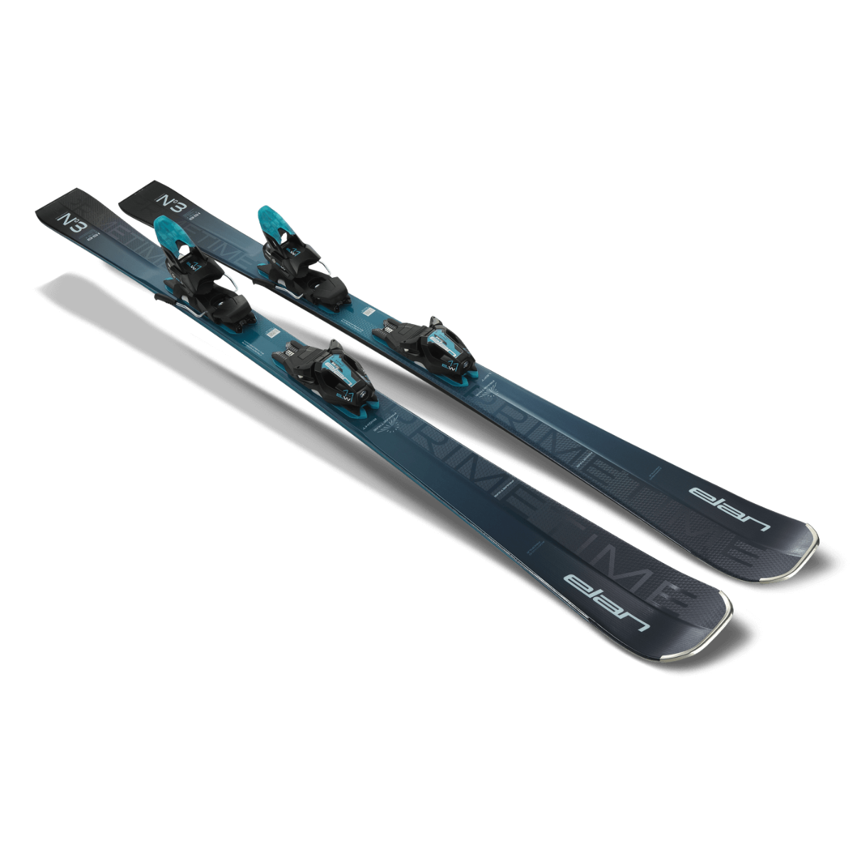 Elan PRIMETIME No.3 W PS Ski with EL 10.0 DB533023 Binding 2025 - Perfect for All-Mountain Skiing and Freeride Adventures