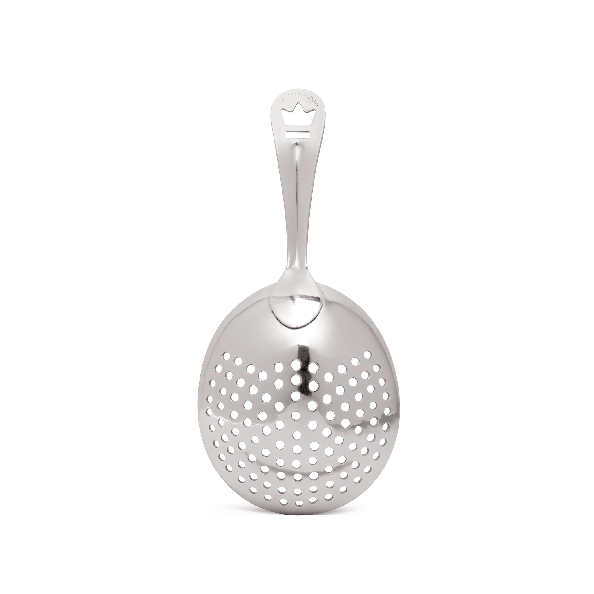 Premium Julep Strainer - Stainless Steel Cocktail Strainer with Mirror Finish for Mint Juleps, Mojitos & Classic Cocktails - Bar Accessories & Drink Tools