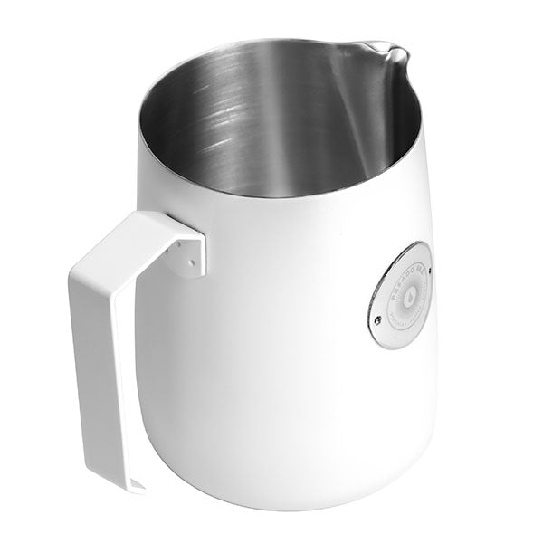 Premium Stainless Steel Milk Frothing Pitcher for Latte & Cappuccino - Barista-Grade Espresso Milk Frother for Home & Coffee Shop Use
