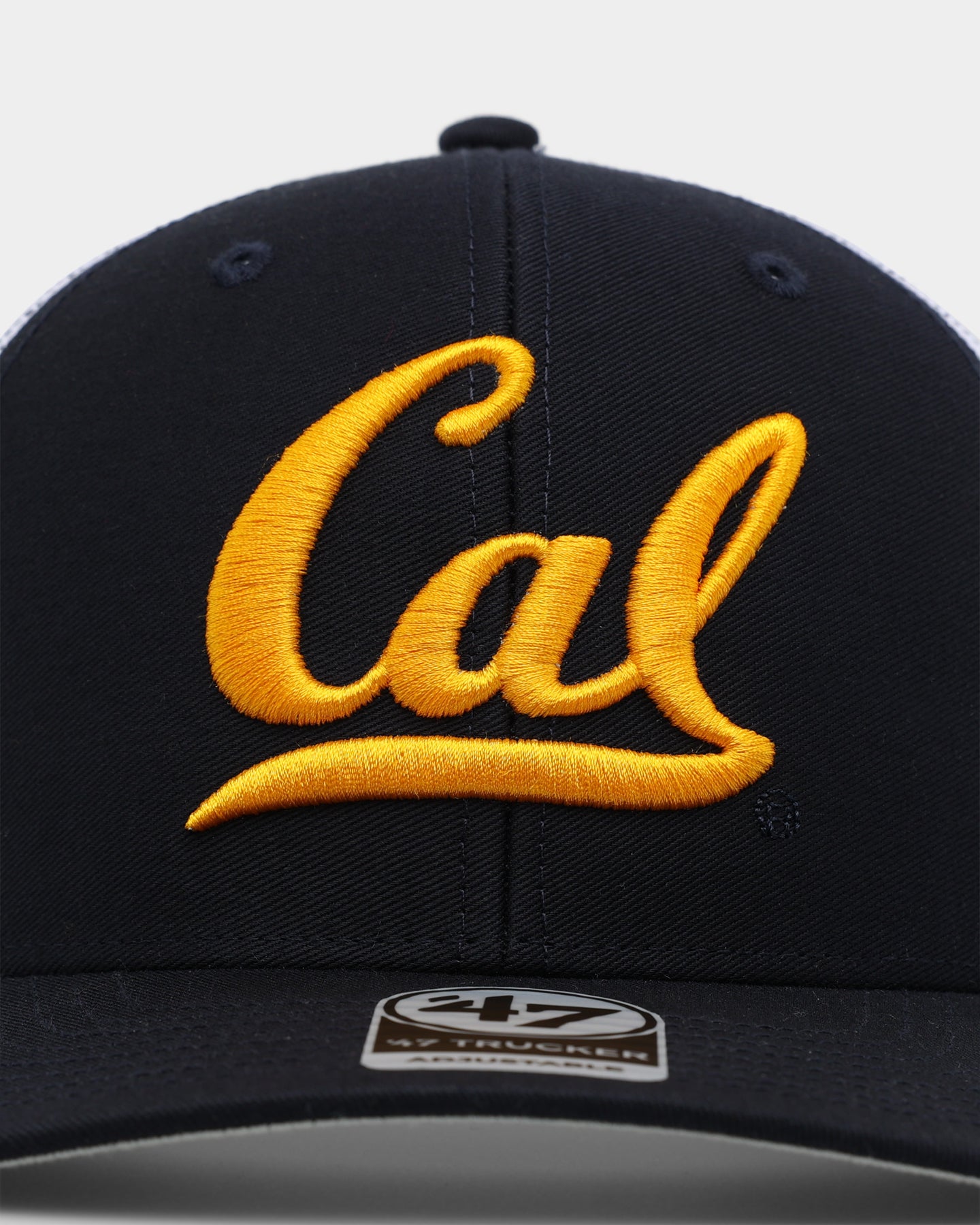 47 Brand California Berkeley Golden Bears '47 Trucker Snapback Navy Hat - Adjustable Snapback Cap for Men & Women - Perfect for Sports Fans, College Alumni, and Casual Wear