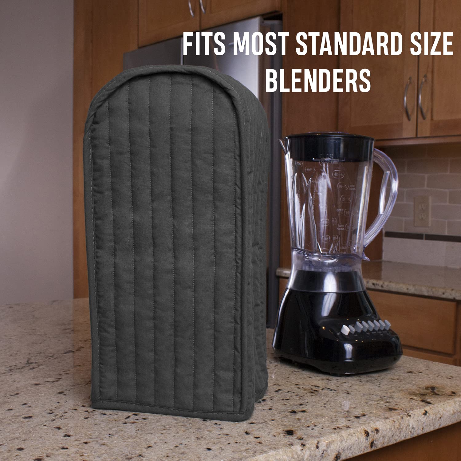 Ritz 02011 Blender Cover - Universal Blender Protector for Kitchen Appliances, Graphite Color - Perfect for Countertop Protection & Dust Prevention in Home Kitchen