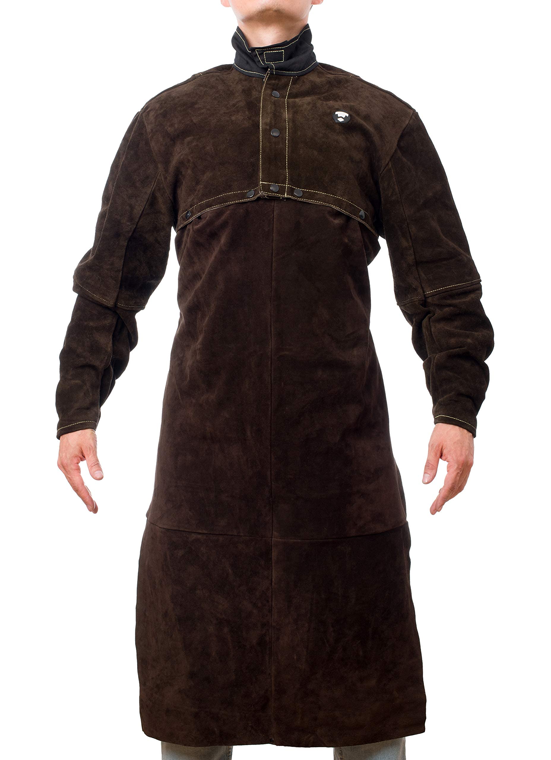 Waylander 2-Piece Split Leather Welding Jacket with Detachable 37