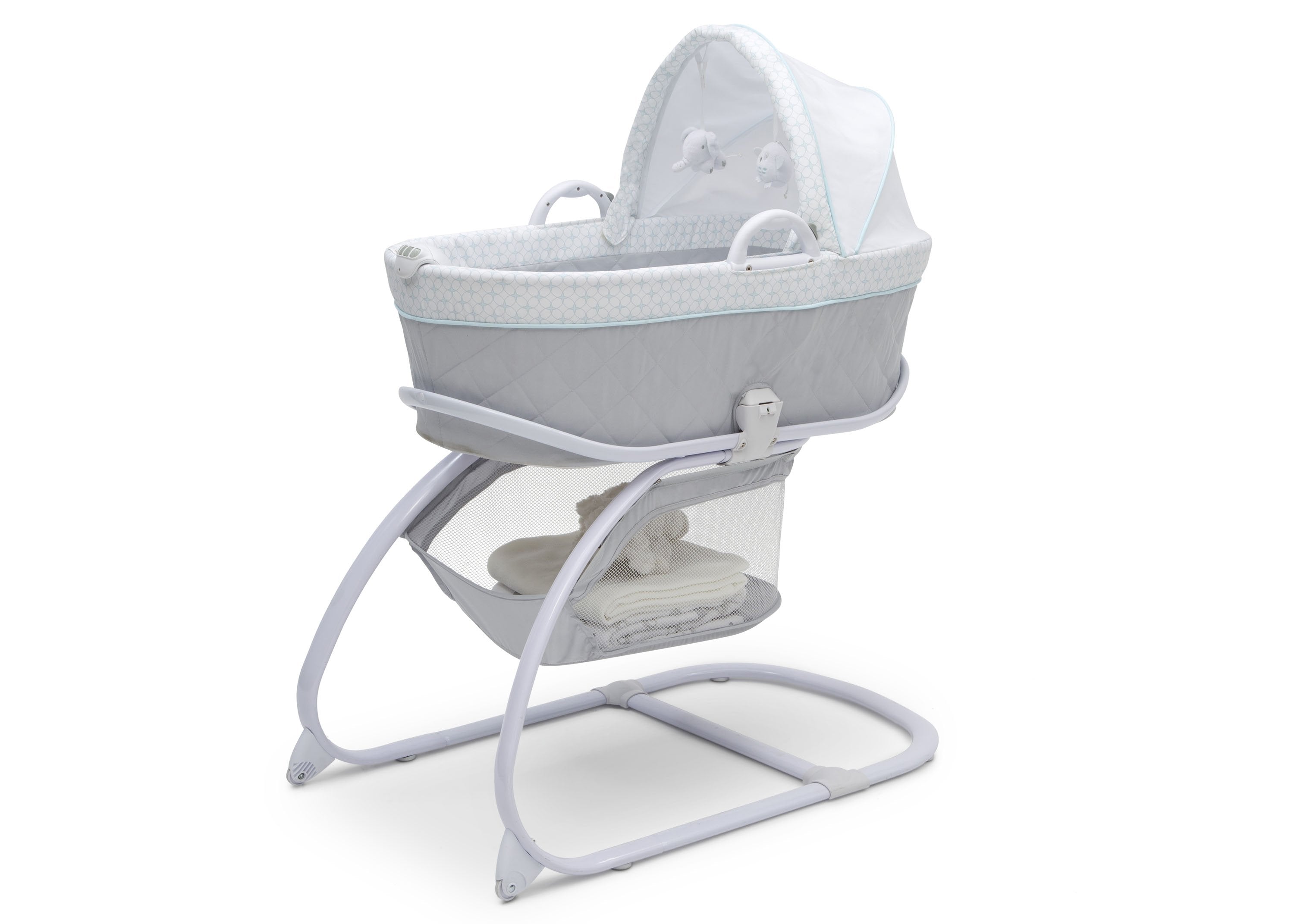 Premium Deluxe Moses Bassinet for Newborns - Portable Baby Bed with Breathable Mesh & Adjustable Canopy - Perfect for Nursery, Travel & Co-Sleeping