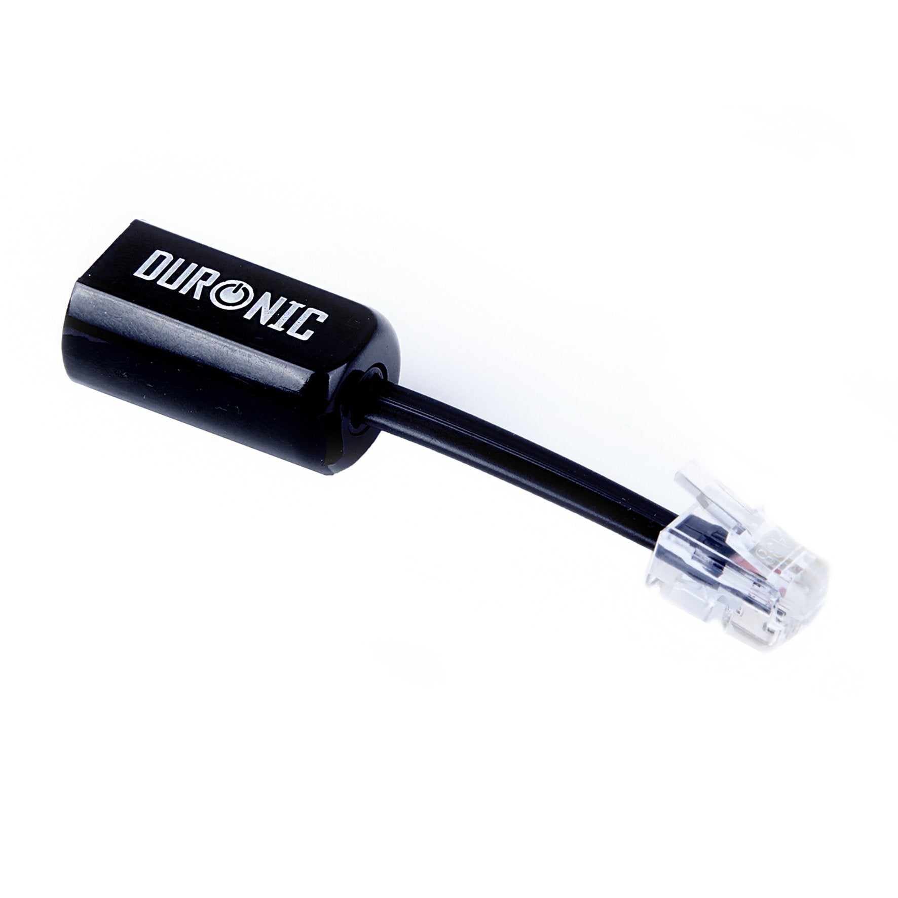 Duronic DT001 Phone Line Detangler - Black | Cord Organizer for Home & Office | Tangle-Free Headphone & Charger Cable Management