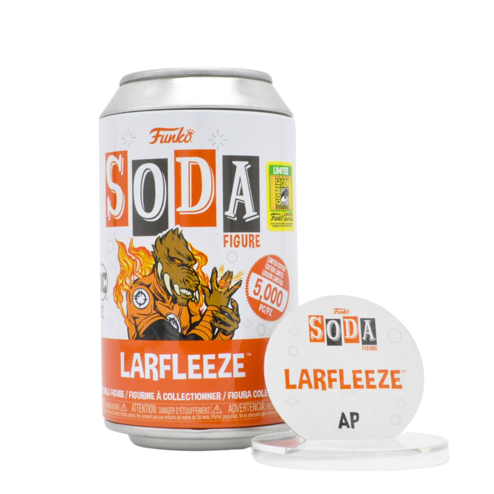 Funko Soda Artist Proof Larfleeze Figure (Opened) - 2022 SDCC Comic-Con Exclusive Collectible - Perfect for DC Comics Fans & Pop Culture Collectors Display
