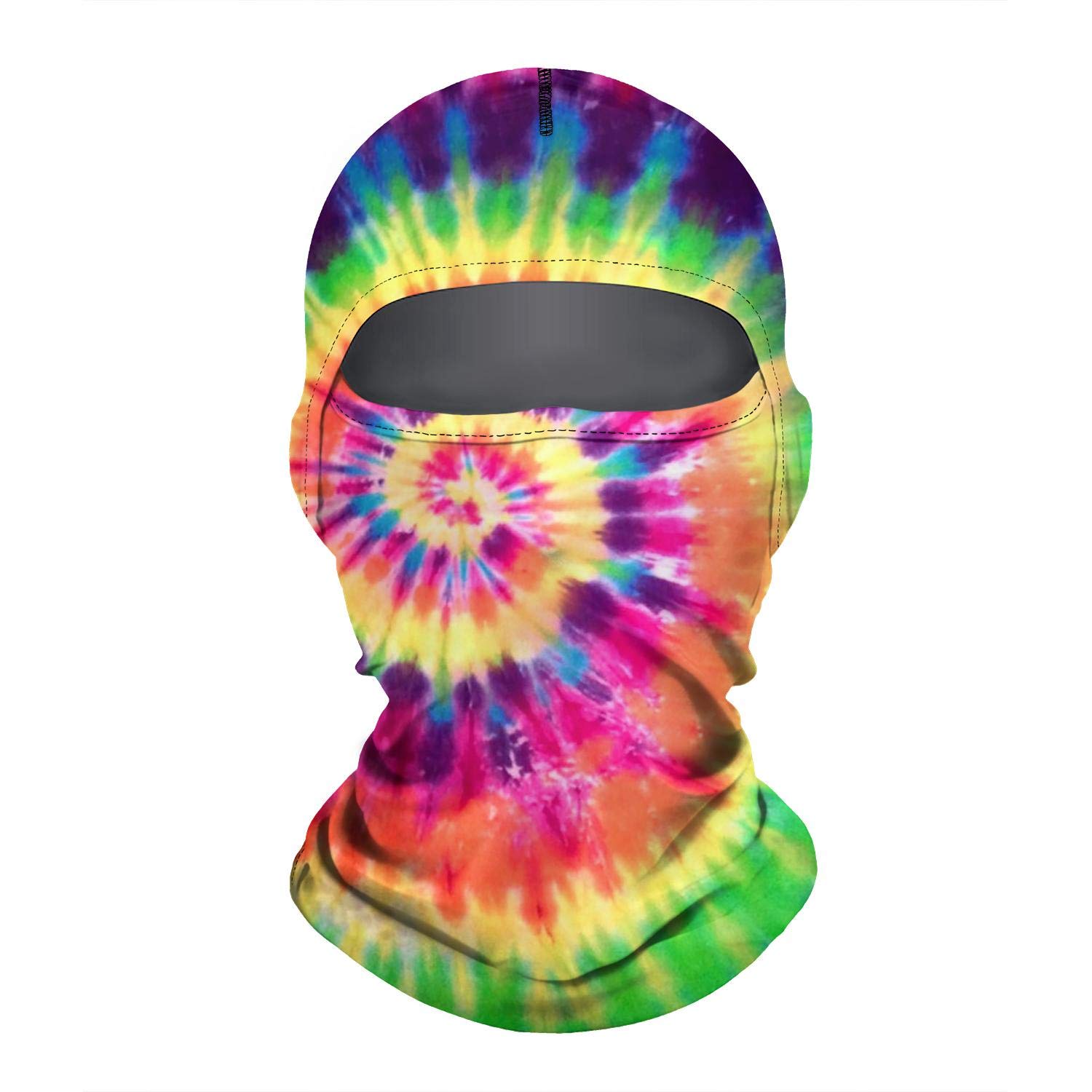 Wind-Resistant Tie-Dye Balaclava Ski Mask - Colorful & Stylish Face Cover for Men & Women | Perfect for Skiing, Snowboarding & Outdoor Winter Sports
