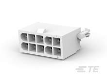 10P Mini UMNL HDR Assy D/R VRT - 10 Pack High Density Connector Set for Automotive & Industrial Applications - Perfect for Wiring Harnesses and Electronic Devices