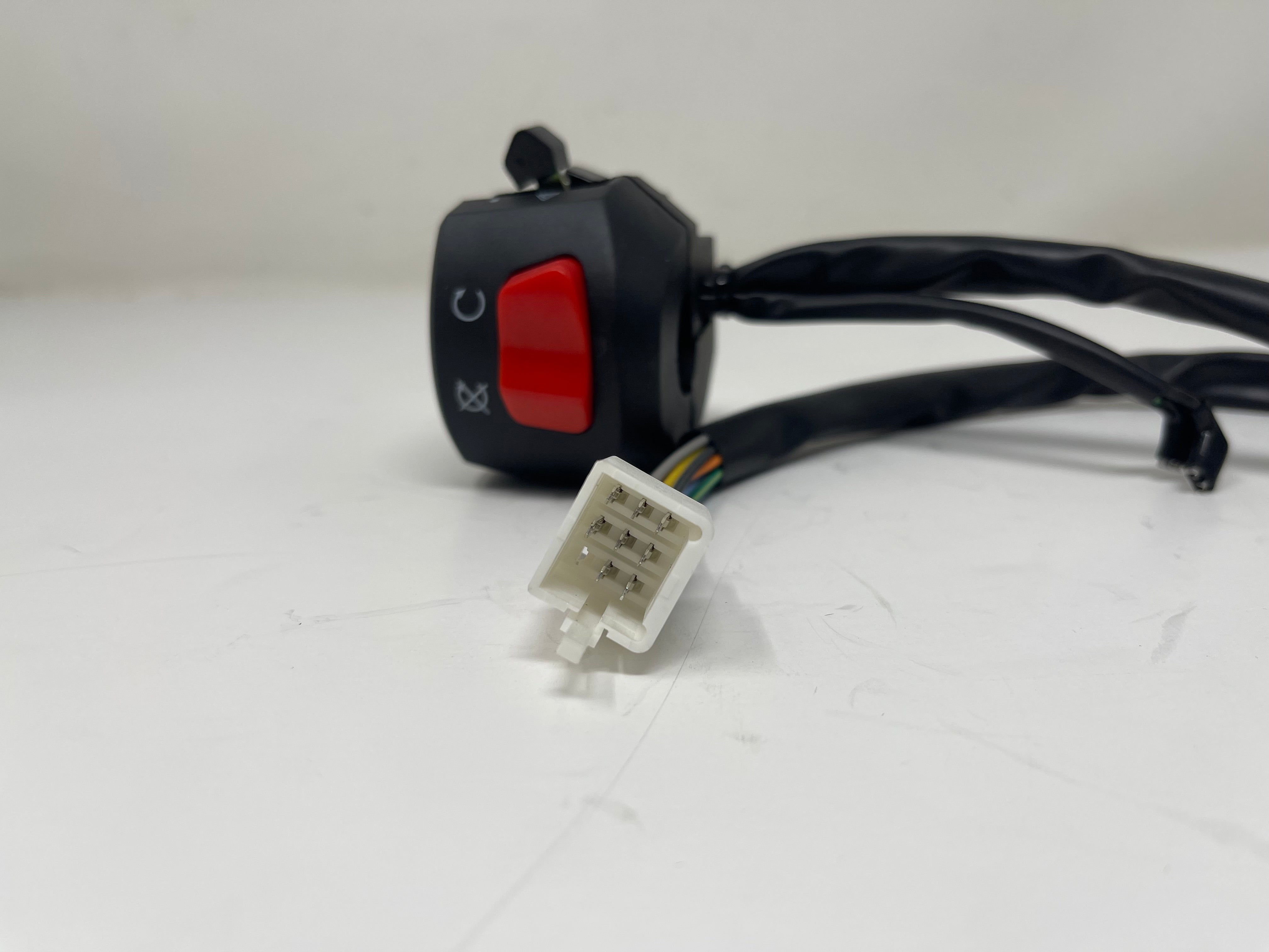 Venom Ghost 250cc Chopper Motorcycle Right Handlebar Combination Switch (Part #10010128) - Perfect for Custom Bike Builds & Chopper Upgrades
