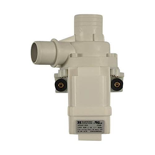 ForeverPRO WH23X10040 Replacement Drain Pump for GE Washer Dryer Combo - Compatible with Models 2216538, AH3501453, EA3501453, PS3501453 - Perfect for Laundry Room Repairs & Appliance Maintenance